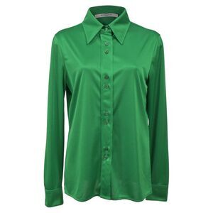 Givenchy Buttoned Shirt in Green Polyester